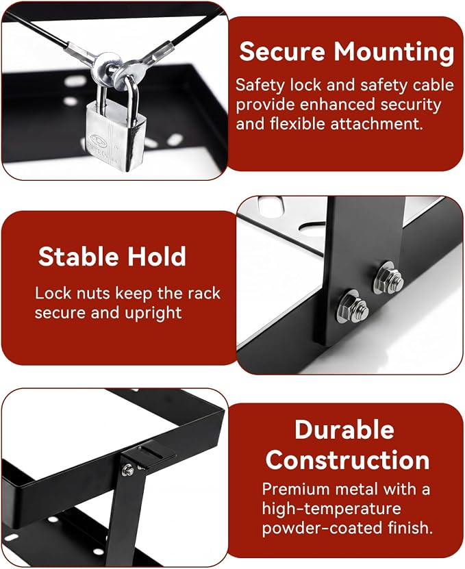 5 Gallon Gas Can Holder Compatible - Image 2