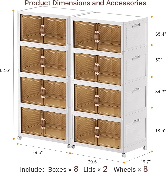 Extra Large Stackable Storage Bins - Image 11