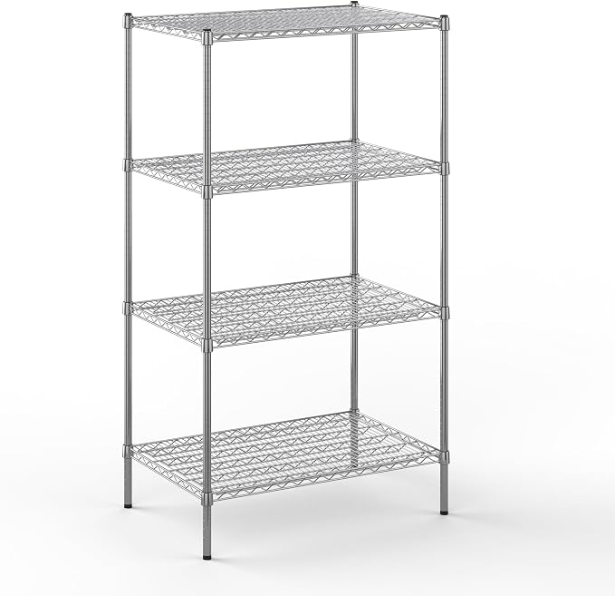 24" Deep x 36" Wide x 64" Height Wire Shelving Kit | 4-Tier | NSF Commercial by Regal+Altair