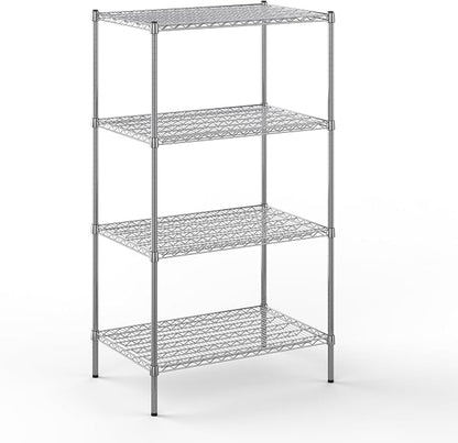 24" Deep x 36" Wide x 64" Height Wire Shelving Kit | 4-Tier | NSF Commercial by Regal+Altair