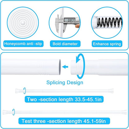AIZESI Shower Rod 34-59 Inch - Image 2