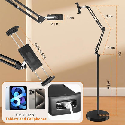 Tablet Floor Stand with 12lb Base - Image 6