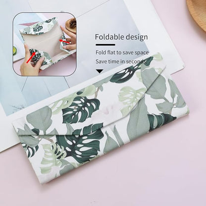 Foldable Glasses Case, Magnetic PU Leahter Sunglasses Case, Cute Hard Shell - Image 3
