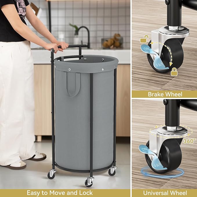 Chrislley 110L Laundry Hamper - Image 5