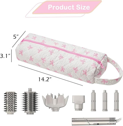 Quilted Hair Tools Travel Bag，Hair Styling Accessories Storage Case - Image 3