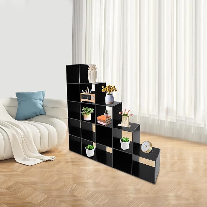 15 Cube Storage Organizer with 154 lbs Capacity, Bookcase - Image 3