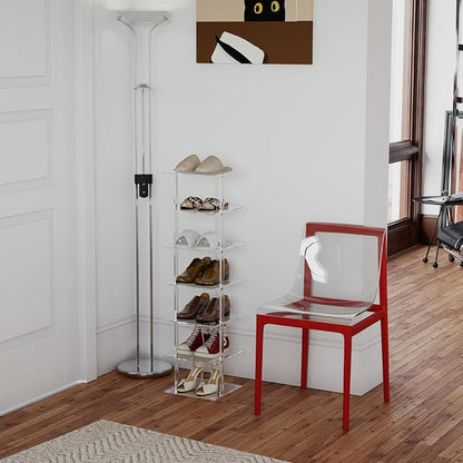 Aquiver Acrylic Vertical Shoe Rack - Image 5