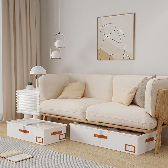 Yawinhe Under Bed Storage Containers, 2 Pack, Bin - Image 2