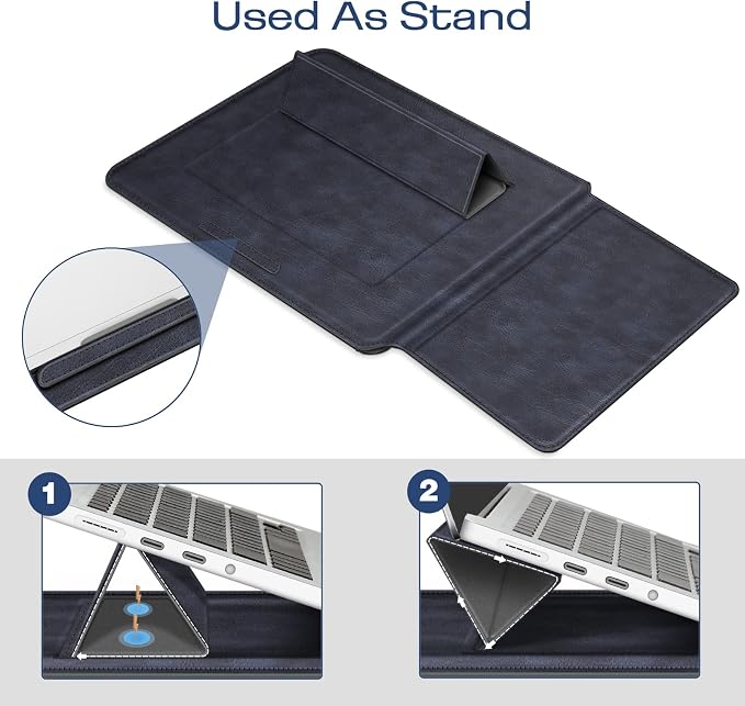 Fintie Sleeve Case for MacBook Air 13.6 A3240 A3113 A2681, Pro 14 A3434 A3401 - Image 4
