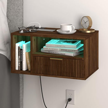 Veegle Floating Nightstand by Unknown