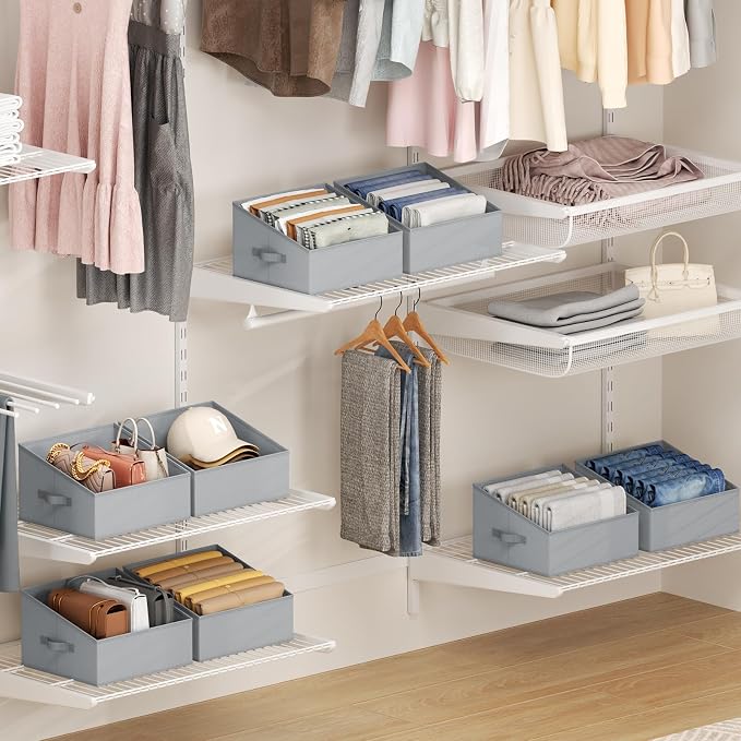DIMJ Closet Storage Bins 8 Pack - Image 6