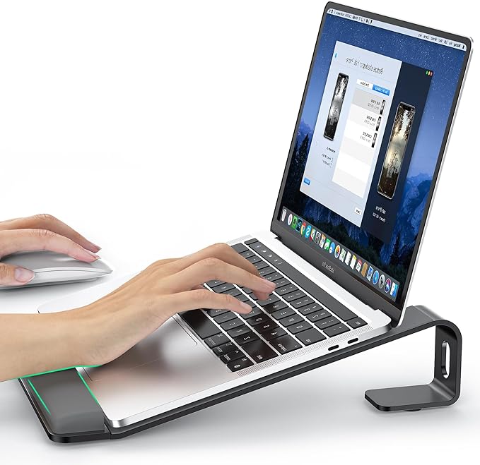 Laptop Stand for Desk, Metal Laptop Stand by LOXP