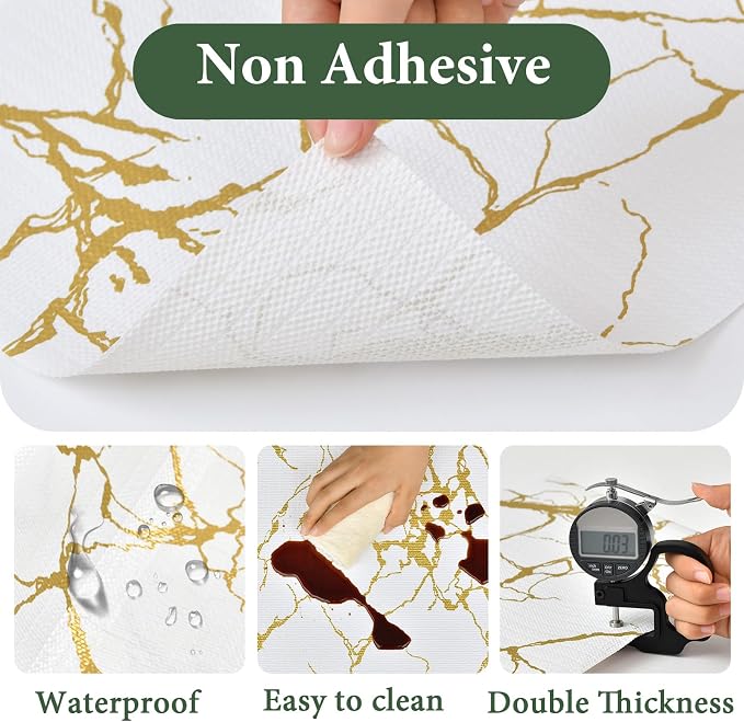 Drawer and Shelf Liner for Kitchen Cabinet Non Slip Waterproof Shelf Paper 12 - Image 5