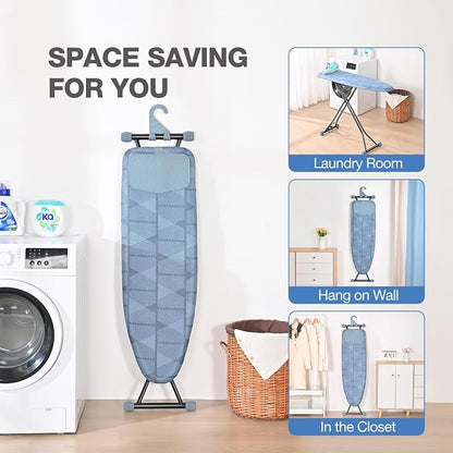 APEXCHASER Ironing Board with Iron Rest, Compact and Space Saver Iron Board - Image 5