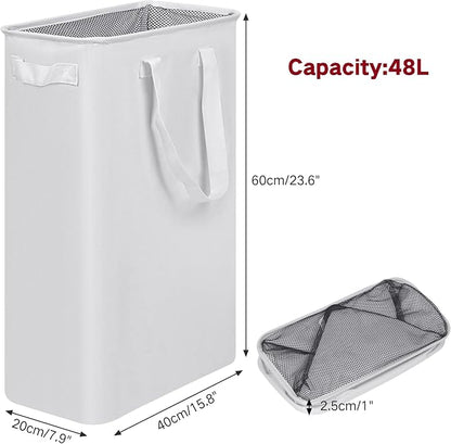 efluky Slim Laundry Basket, Narrow Laundry Hamper - Image 2