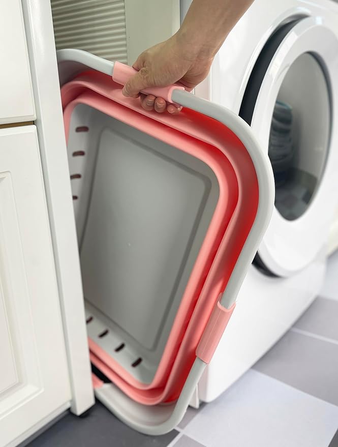 SAMMART 42L Collapsible Plastic Laundry Basket - Image 4