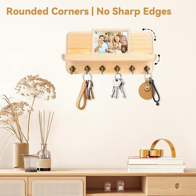 Key Holder for Wall, Mail Organizer Wall Mount - Image 6