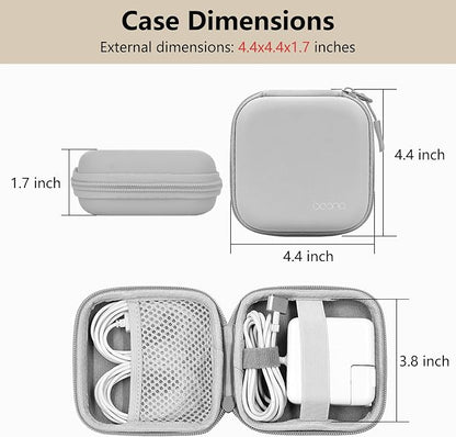 Charger Case for Macbook, Portable Tech Electronic Organizer Bag, Small Travel - Image 2