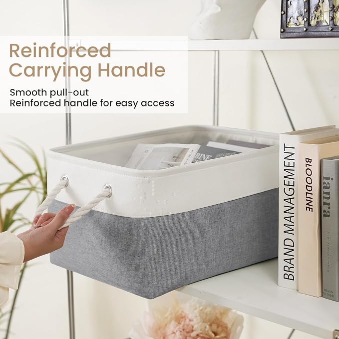 15.7x11.8x8.26 Inch Fabric Large Storage Bins - Image 4