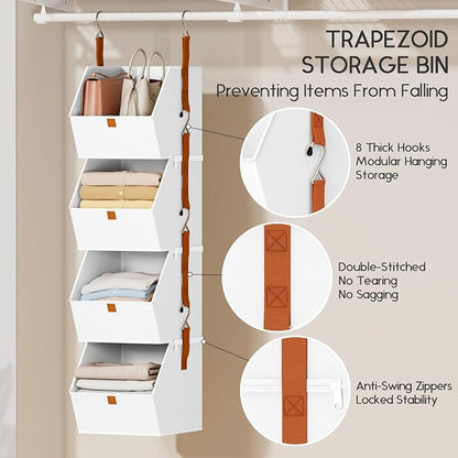 Hanging Closet Organizer 4 Tier - Image 4