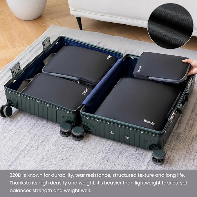 BAGAIL 4 Set/6 Set/8 Set Compression Packing Cubes Travel Accessories - Image 6