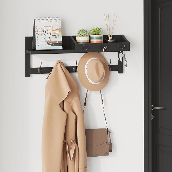 AMBIRD Wall Hooks with Shelf - Image 3