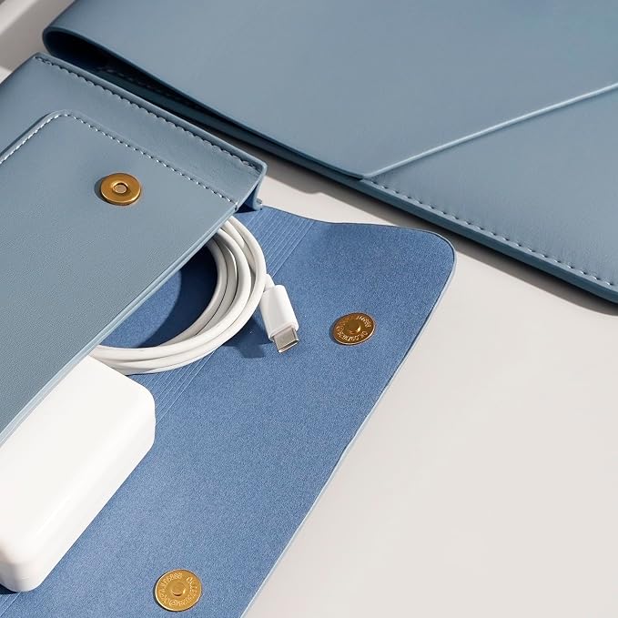 PU Leather Laptop Sleeve - Image 6