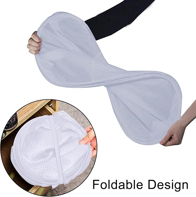 Pack of 2 Pop Up Mesh Laundry Hamper - Image 6