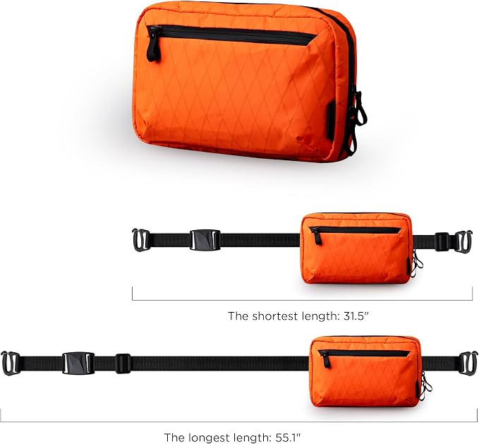 ALPAKA Elements Tech Case Tech Pouch 2.1L Cable Bag Hot Orange X-Pac RVX21 | - Image 3