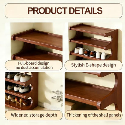 39" Bamboo Shoe Rack - Image 3