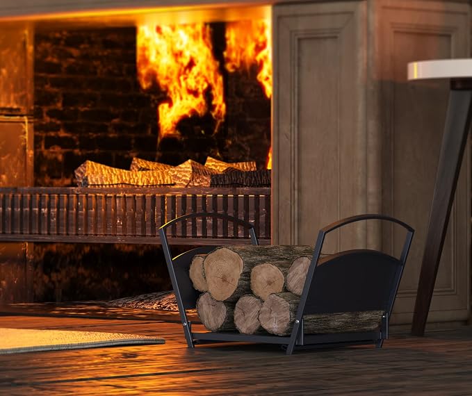 Fire Beauty Fireplace Log Holder Folding Firewood Rack, Stacking Rack, Storage - Image 7