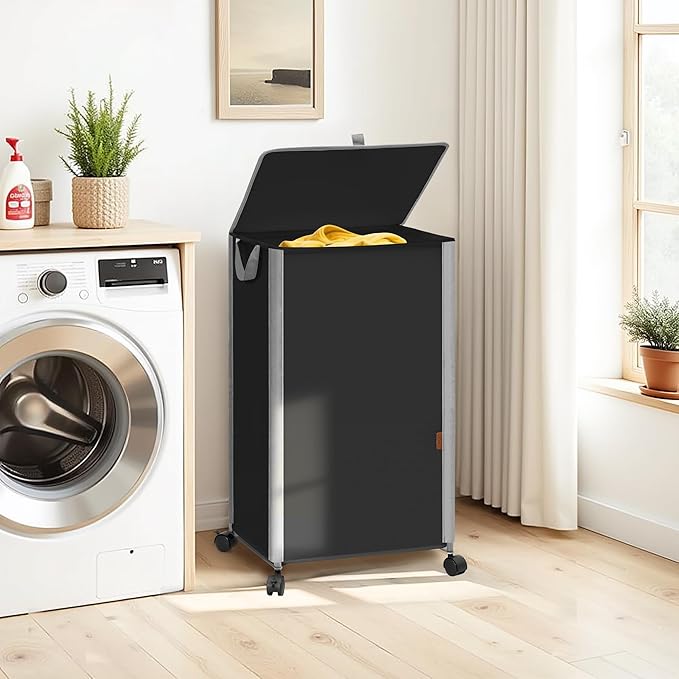 STORAGE MANIAC Rolling Laundry Hamper - Image 6