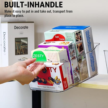 12 PACK Multi-Use Clear Plastic Storage Bins - Image 8