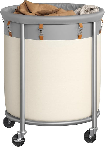 SONGMICS Laundry Basket, Rolling Steel Frame by Unknown