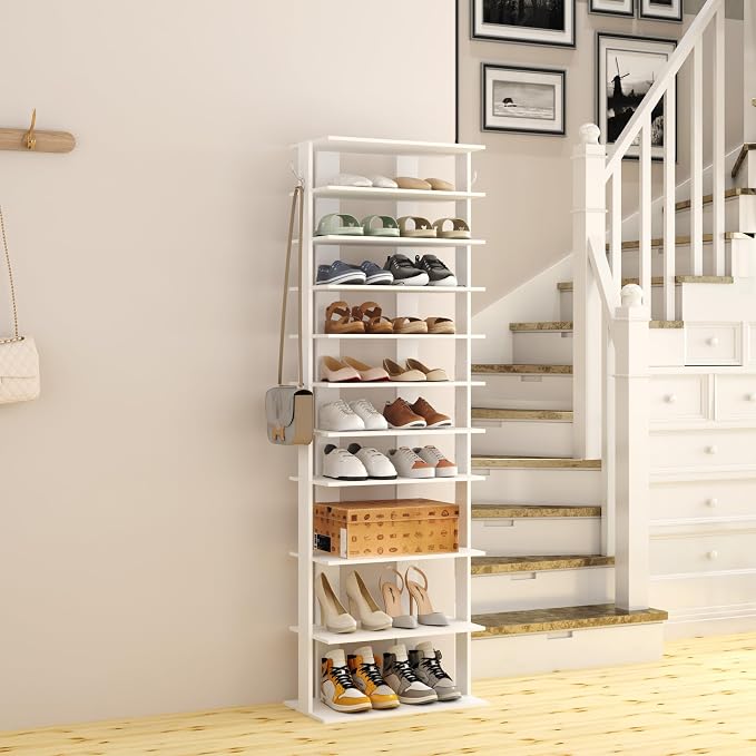HOMEFORT 10-Tier Corner Shoe Tower - Image 9
