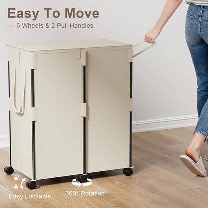 160L Double Laundry Hamper - Image 2