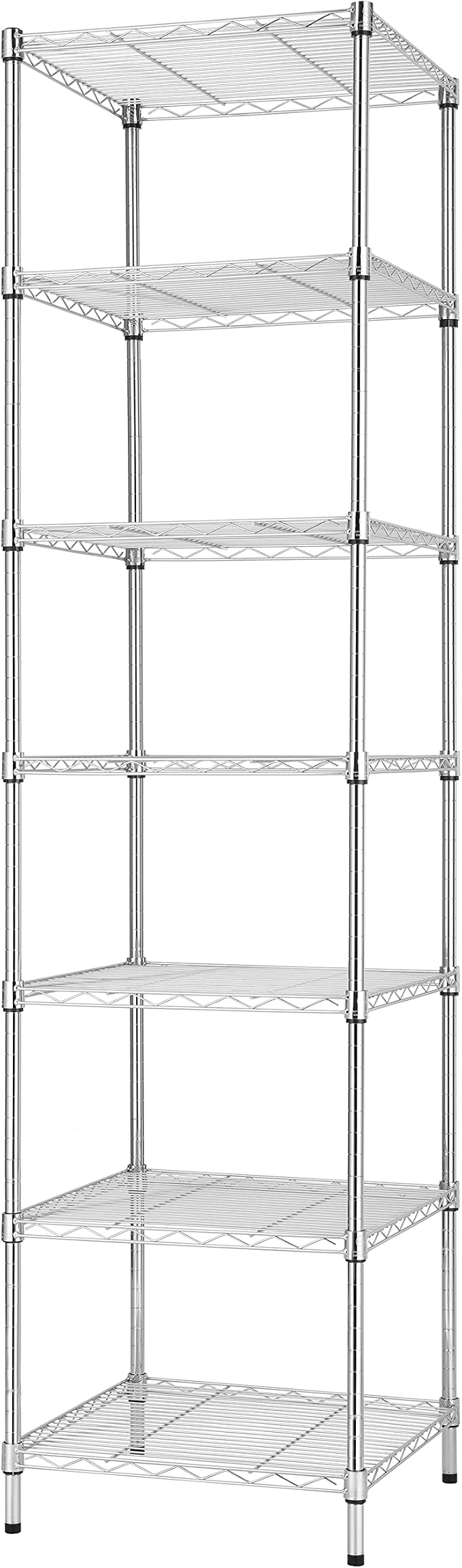Finnhomy Heavy Duty 7 Tier Wire Shelving, Pantry Shelves by Finnhomy