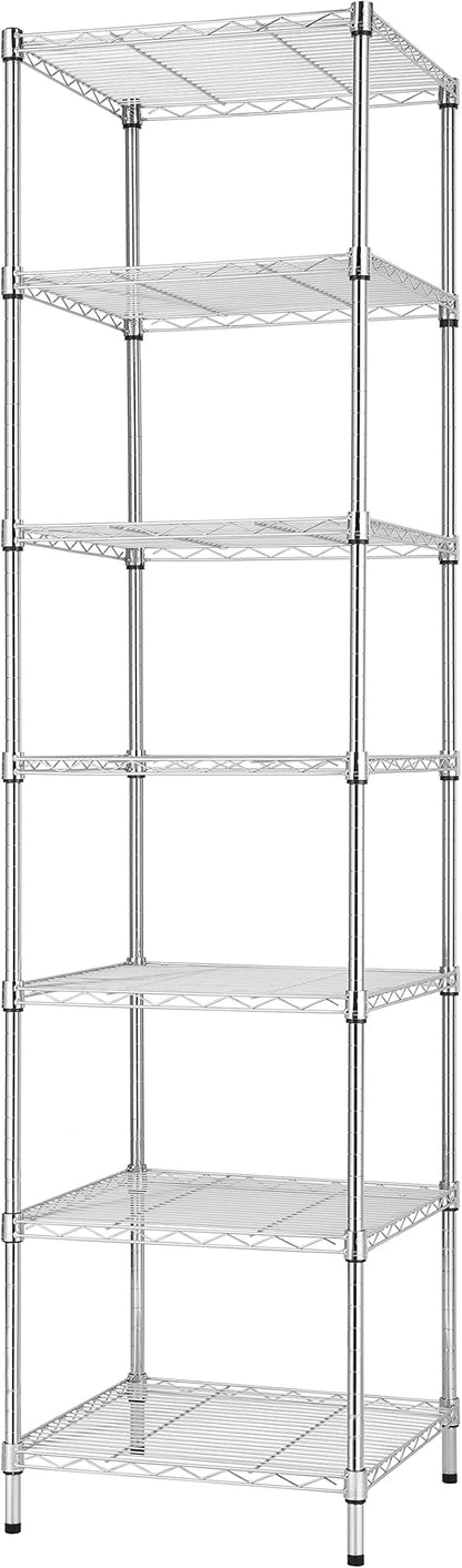 Finnhomy Heavy Duty 7 Tier Wire Shelving, Pantry Shelves by Finnhomy