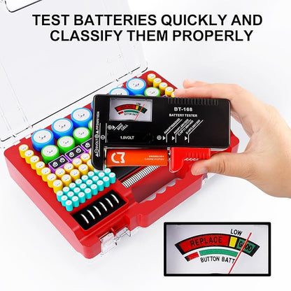 Battery Organizer Storage Holder Box Case - Image 2