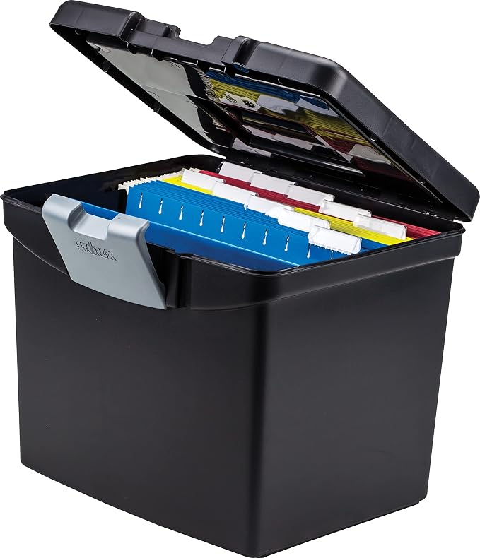 Storex File Storage Box Translucent Storage Lid - Image 7