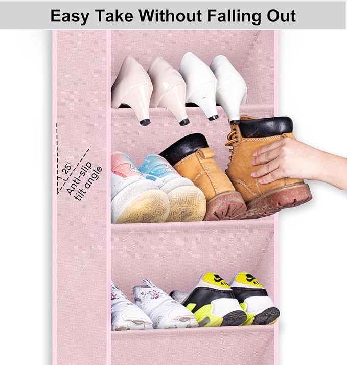 SLEEPING LAMB Over The Door Shoe Organizer - Image 6