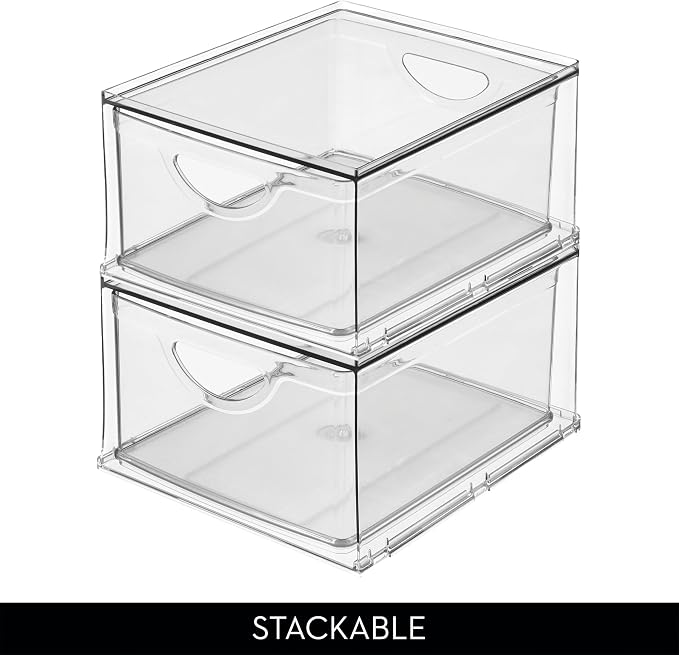 iDesign Stackable Storage Drawer, or Under Sinks, Made in USAizer, - Image 6