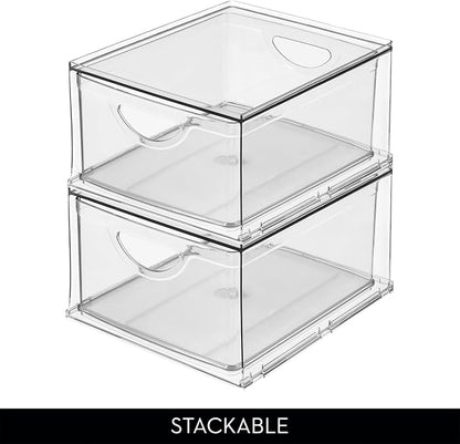 iDesign Stackable Storage Drawer, or Under Sinks, Made in USAizer, - Image 6