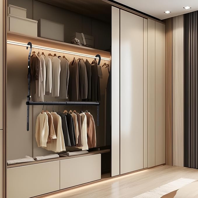Mavivegue 2 Pack Adjustable Closet Rods - Image 9