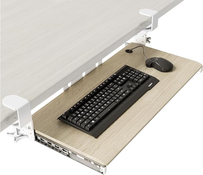 AX WABER Keyboard Tray Under Desk Pull Out by 1