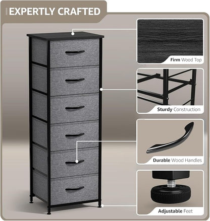 Sorbus Fabric Dresser for Kids Bedroom - Image 4