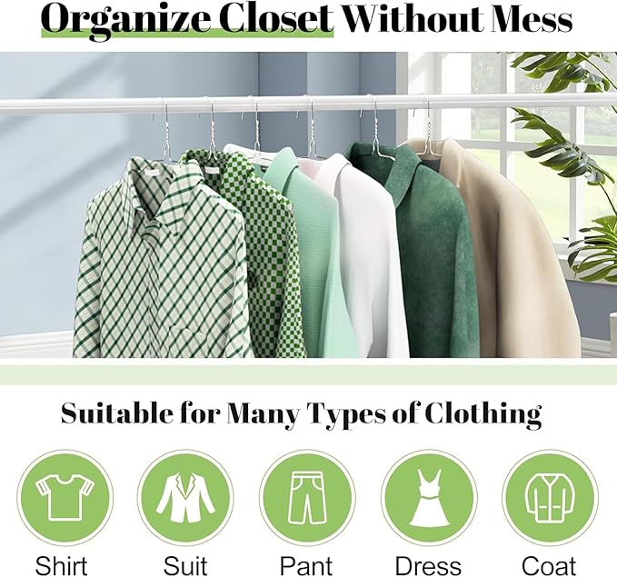 Wire Metal Clothes Hangers Bulk 150 Pack, 16 Inch 12 Gauge Standard Size - Image 4