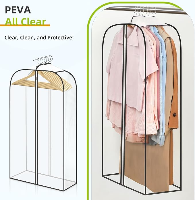 LANDNEOO 6 Pack Clear Garment Bags - Image 4