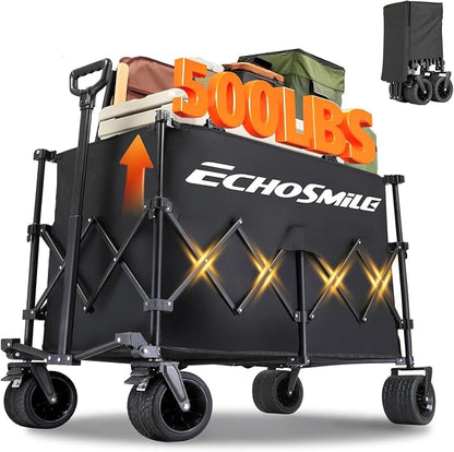 EchoSmile Collapsible Foldable Extended Wagon by EchoSmile