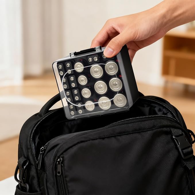 FULLCASE Battery Storage Organizer Box, Holder Container - Image 9
